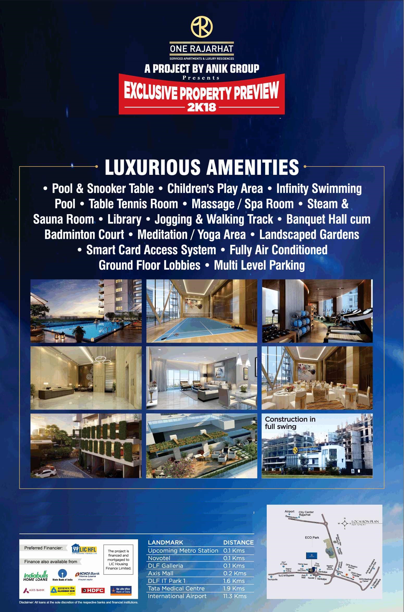 Book your homes with luxurious amenities at Ruchi One Rajarhat in Kolkata
